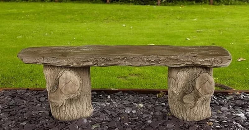 Tree Trunk Bench