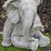 Medium Sitting Crying Elephant