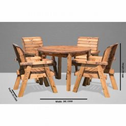 Alternative view of Four Seat Circular Set