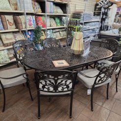 Venice 8 seater oval dining set