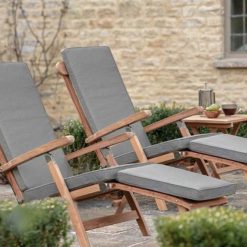 Richmond Set of Two Steamer Chairs and Table