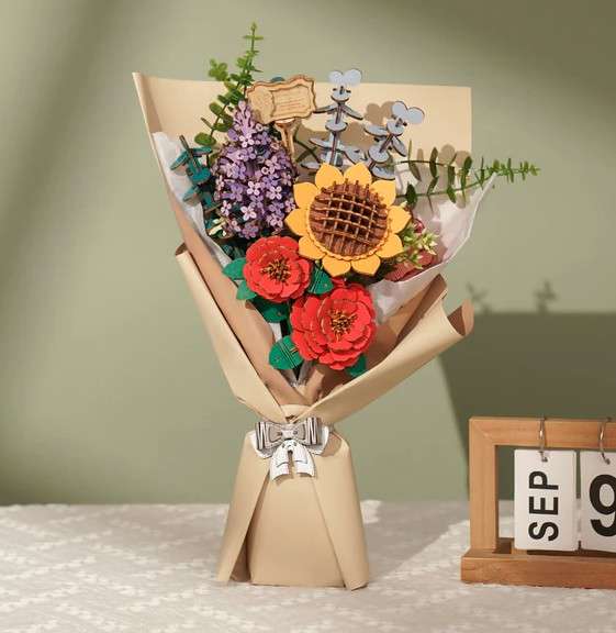 Robotime Flower Bouquet - Image 2