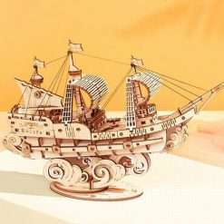 Alternative view of Robotime Sailing Ship
