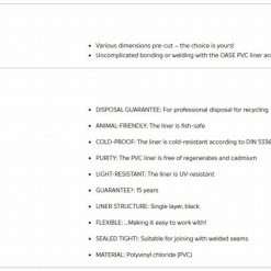 PVC Liner 0.5mm 6m x 5m - Image 2