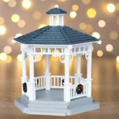 Plastic Gazebo With Decorations