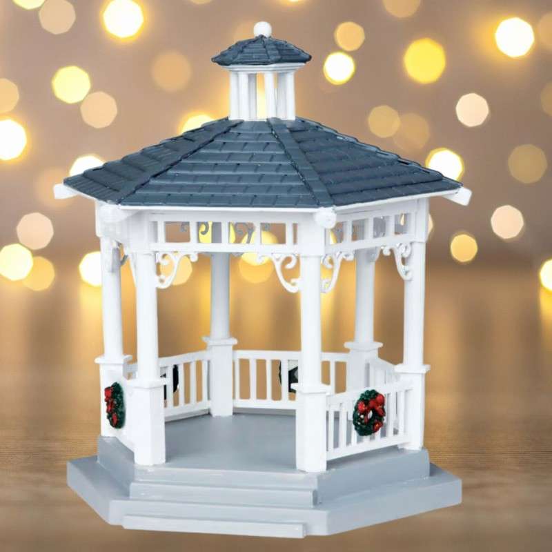 Plastic Gazebo With Decorations