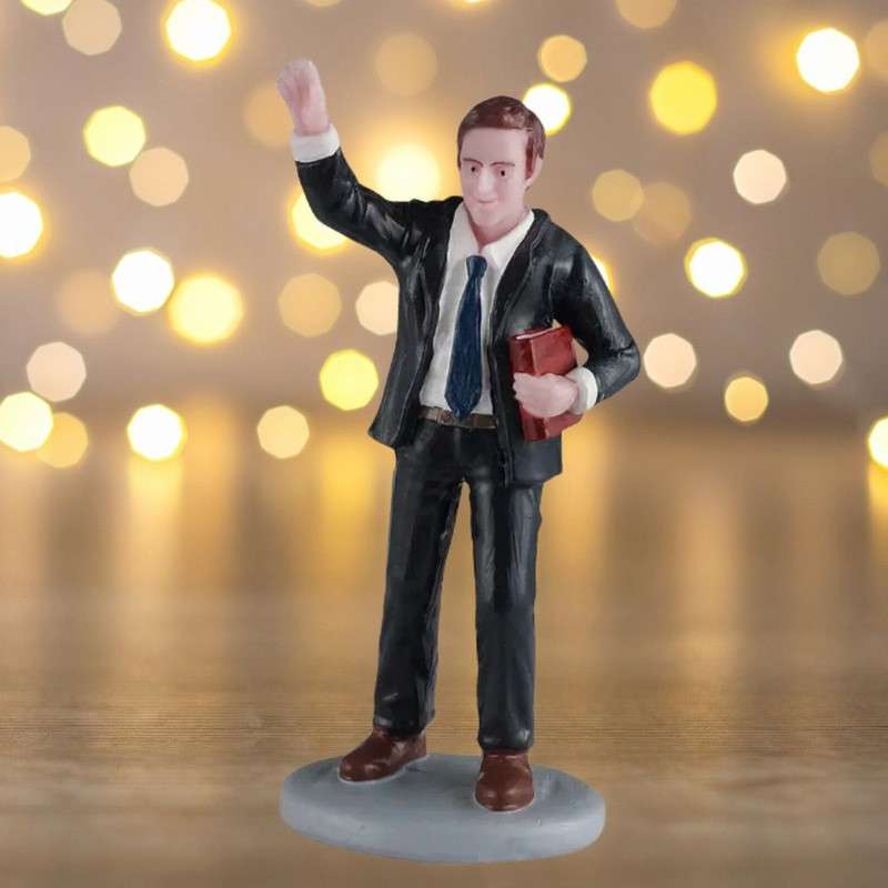 Pastor waving