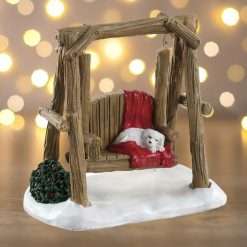 Rustic log swing