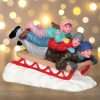 Sledding with dad