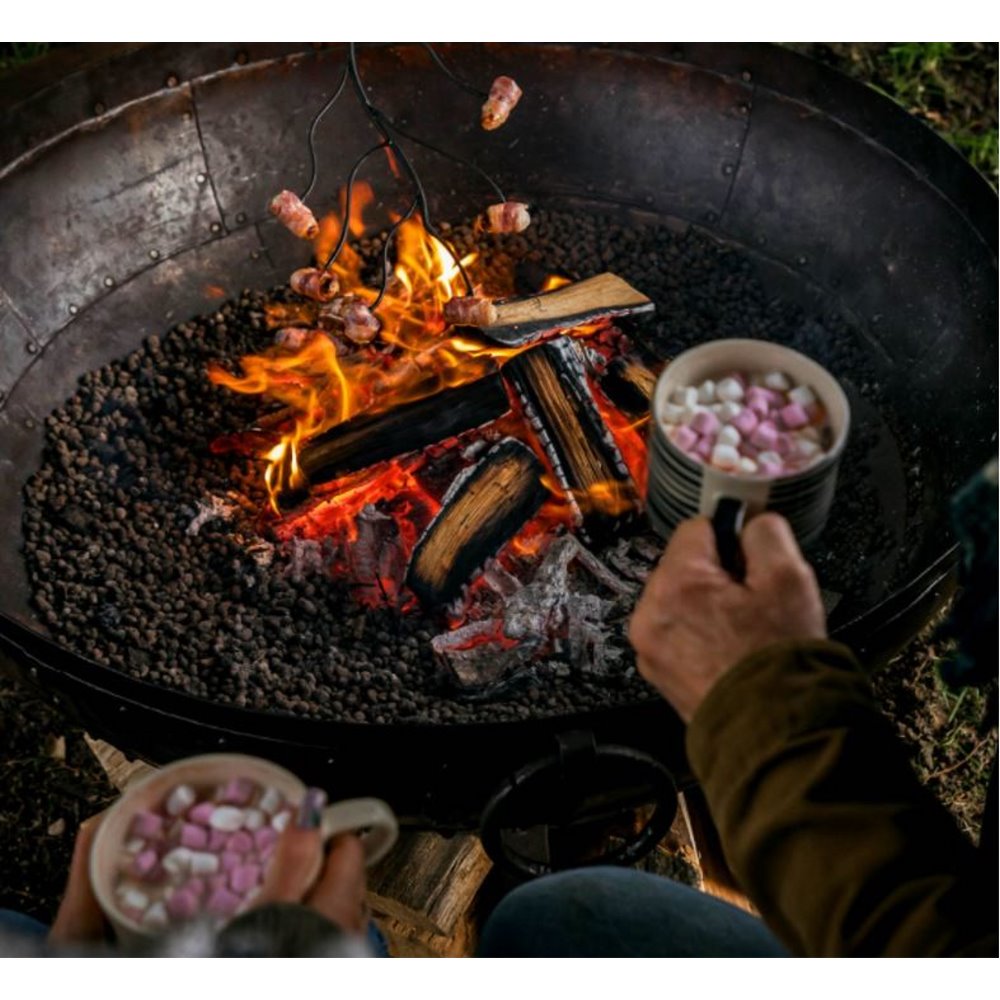 Kadai Cooking Bowl with 3 Chains – Country Gardener